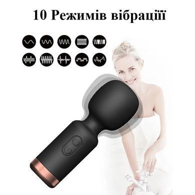 Компактний вібратор-мікрофон чорного кольору (USB)