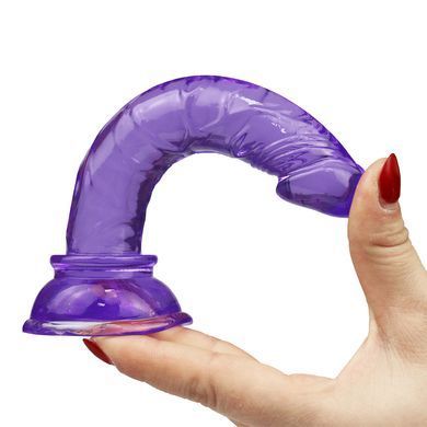 Фіолетовий фалоімітатор We Love Velvet Touch з присоскою 12*2.2 cm