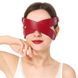 БДСМ-маска &laquo;Crimson Desire&raquo; из искусственной кожи &mdash; регулируемая красная повязка для ролевых игр