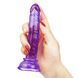 Фіолетовий фалоімітатор We Love Velvet Touch з присоскою 12*2.2 cm
