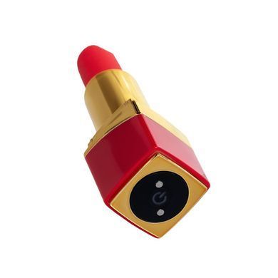 Міні-вібратор. Імітація помади (чорний, USB)