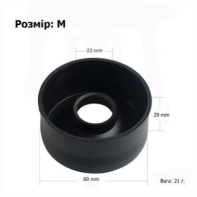 Змінний ущільнювач на основу помпи для збільшення пеніса &Oslash; 60 mm
