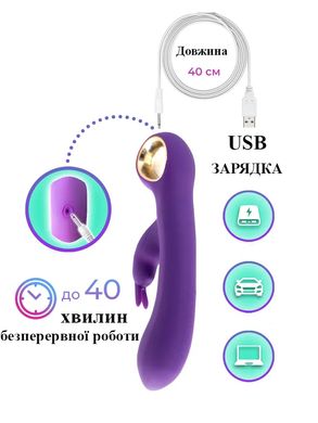 Вібратор Rabbit із стимуляцією клітора та підігрівом