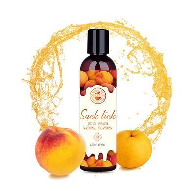 Інтимна змазка для орального сексу з ароматом персика 120 ml