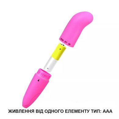 Мини-вибратор для стимуляции точки G (голубой цвет)