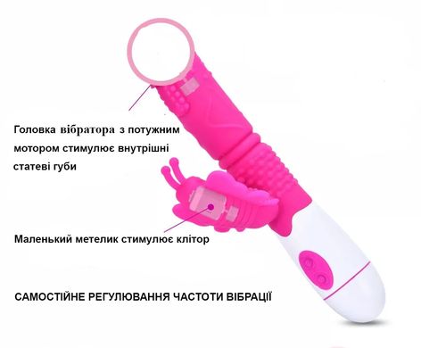 Вібратор Rabbit для стимуляції клітора та точки G (USB)