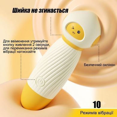 Кліторальний міні-вібромасажер LILO Good Sweet з 10 режимами вібрації, USB