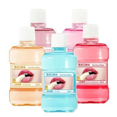 Лубрикант для орального секса COOL&HOT с ароматом мяты и апельсина 2*80 ml