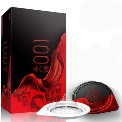 Презерватив OLO RedBlack преміум класу з гіалуроновою змазкою